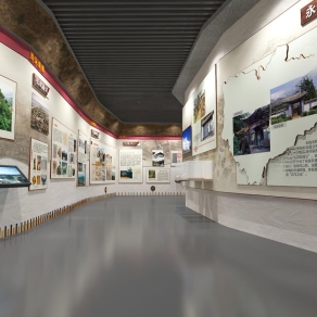 现代历史文化博物馆3D模型下载